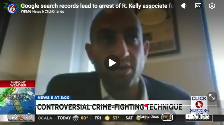 Todd Spodek on News 6 discussing the R. Kelly witness-intimidation matter